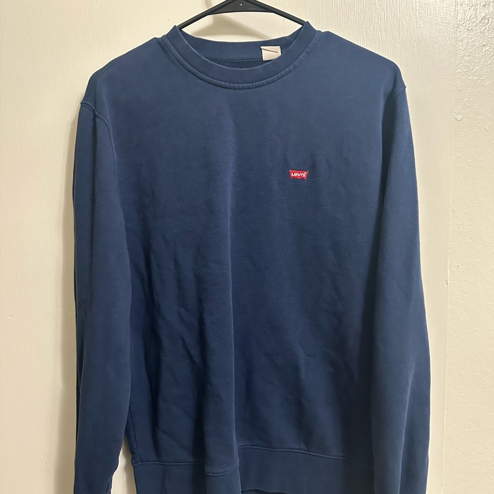 Levi's Blue Crewneck Sweater